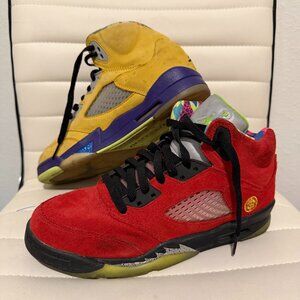 Nike Air Jordan 5 Retro SE GS What The CZ6415-700 Youth Size 6.5Y